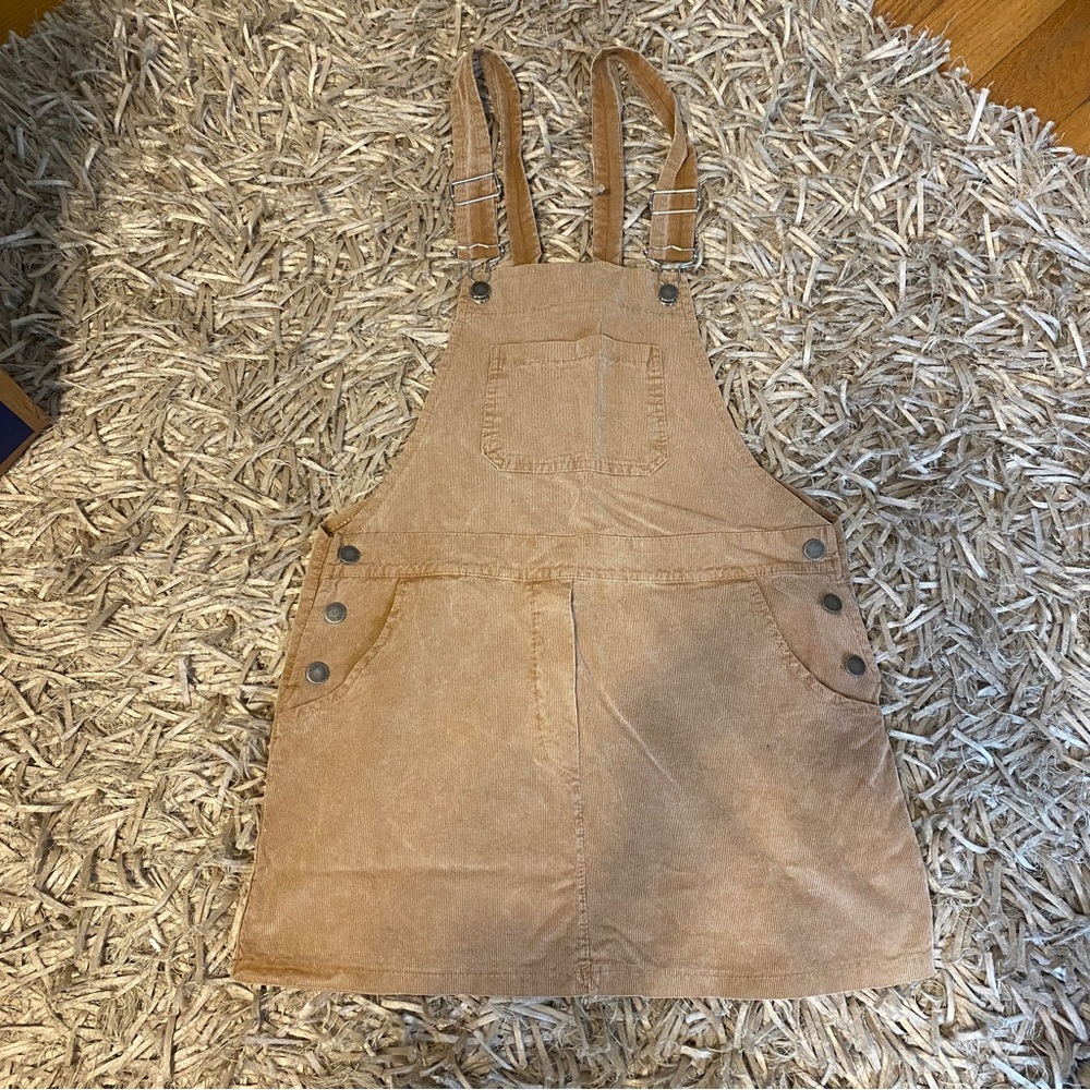 Corduroy Overall Dress